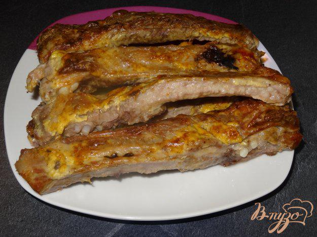 фото рецепта: Запеченные свиные ребра под соусом