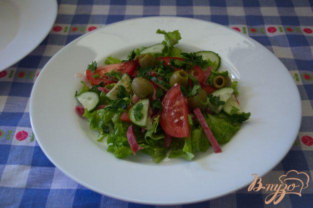 фото рецепта: Арагонский салат с салями