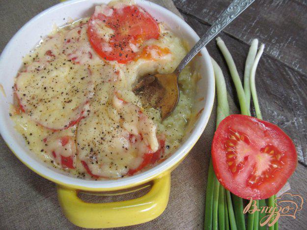 фото рецепта: Картофельная запеканка под помидорами