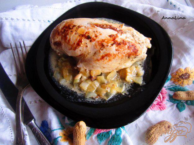 фото рецепта: Курица в горчично- луковом соусе