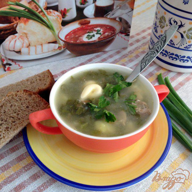 фото рецепта: Щавелевый суп с домашней курицей