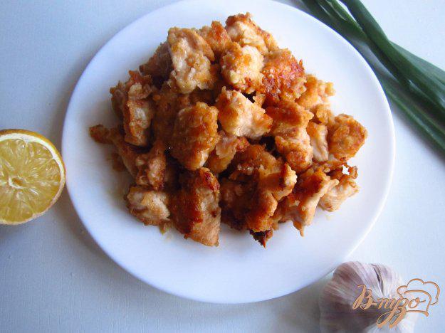 фото рецепта: Куриное филе в кляре с кунжутом