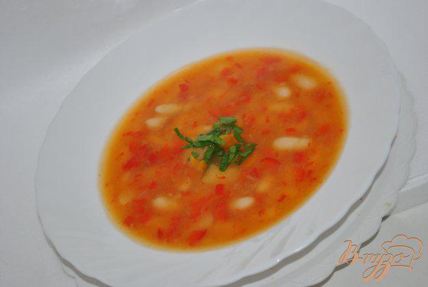 фото рецепта: Суп с перцами и фасолью