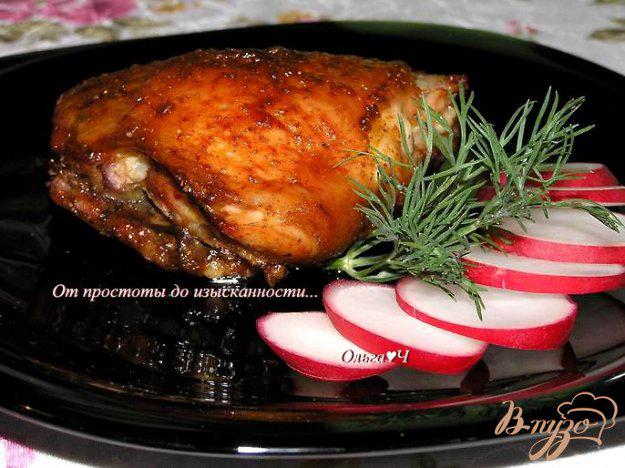 фото рецепта: Курица с паприкой и кориандром в мятном сиропе