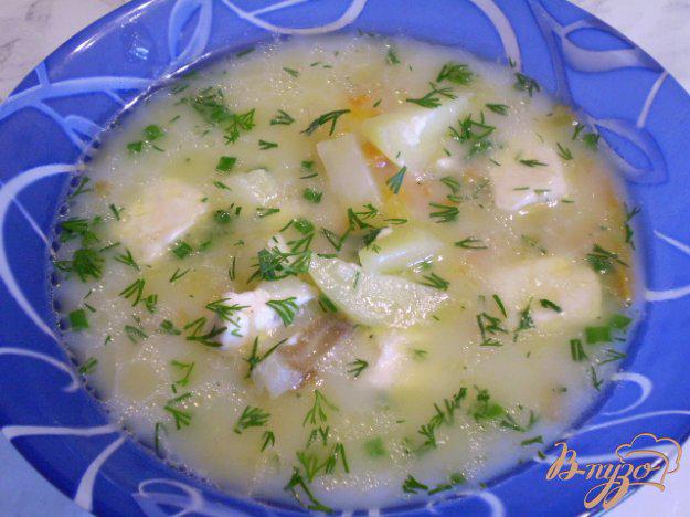 фото рецепта: Суп из минтая и сыра