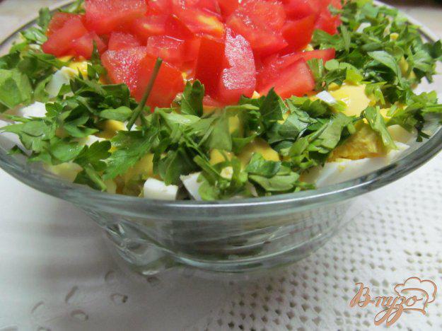 фото рецепта: Салат из сердца помидора с французским соусом