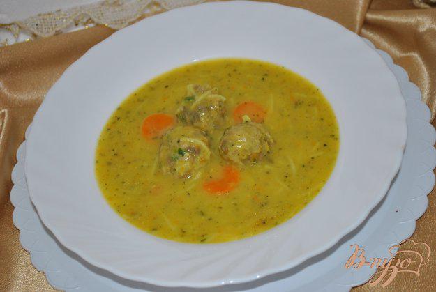 фото рецепта: Крем-суп с фрикадельками