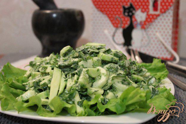 фото рецепта: Летний салат с кабачком