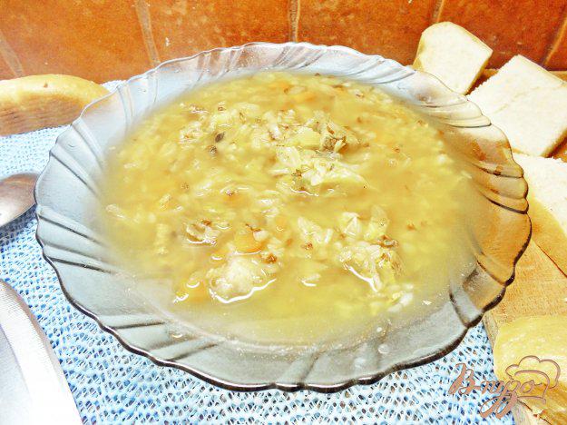фото рецепта: Суп с гречкой с свеклой