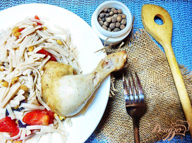 фото рецепта: Цыпленок запеченный в рукаве в соевом маринаде