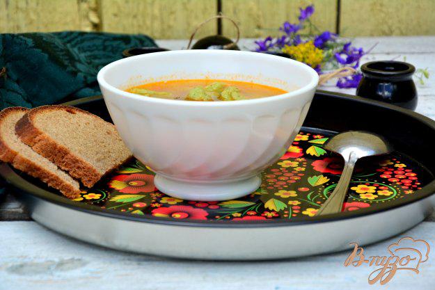 фото рецепта: Овощной суп со шпинатными клецками