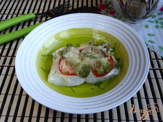 фото рецепта: Филе пангасиуса с овощами на пару