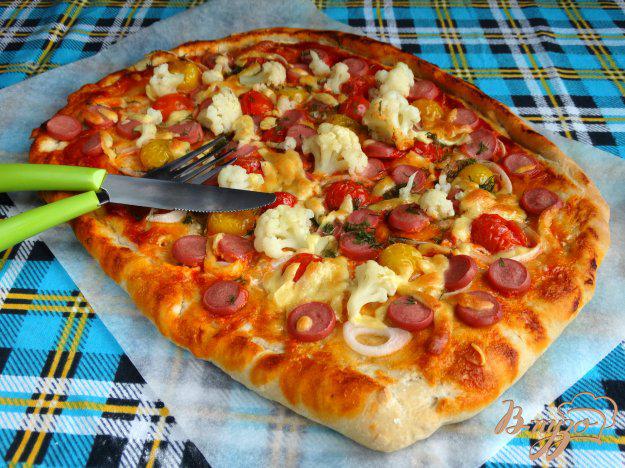 фото рецепта: Пицца с цветной капустой