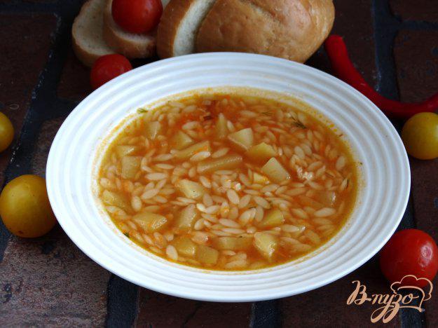 фото рецепта: Томатный суп с ризони