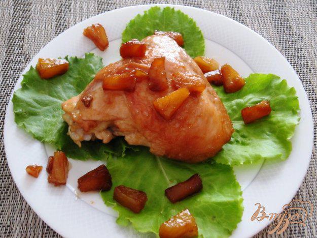 фото рецепта: Курица с ананасами