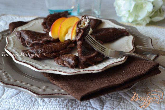 фото рецепта: Шоколадные вареники с сыром рикотта