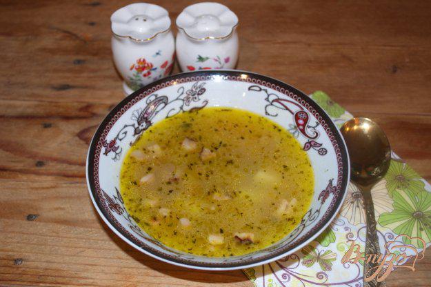 фото рецепта: Суп гороховый с салом