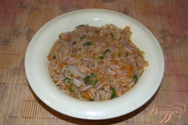 фото рецепта: Овощи с рисом и курицей