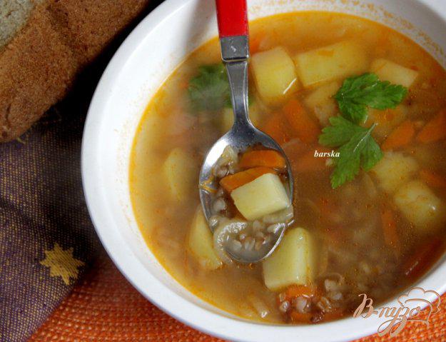 фото рецепта: Простой суп с гречкой