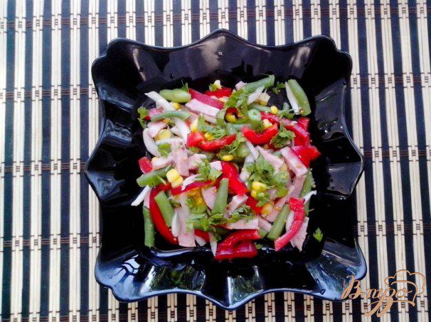 фото рецепта: Салат с ветчиной и сезонными овощами