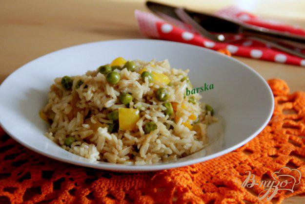 фото рецепта: Рис с овощами и соевым соусом