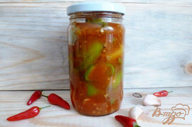 фото рецепта: Острый перец в томатном соке на зиму