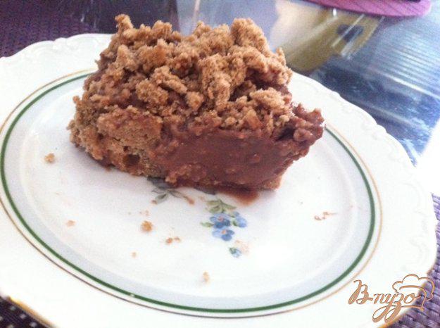 фото рецепта: Шоколадный бисквит с пудингом