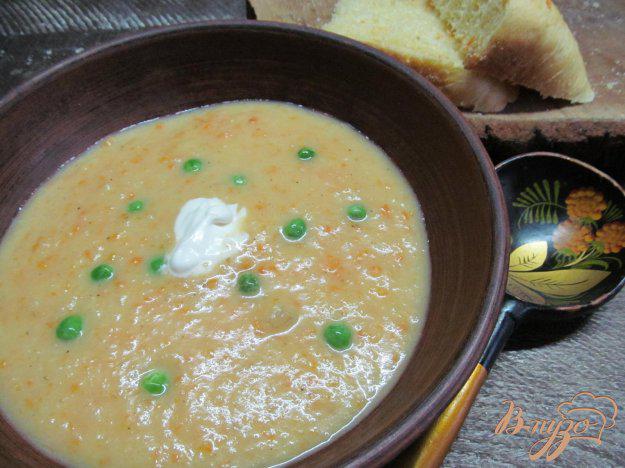фото рецепта: Суп-пюре из моркови с капустой и рисом