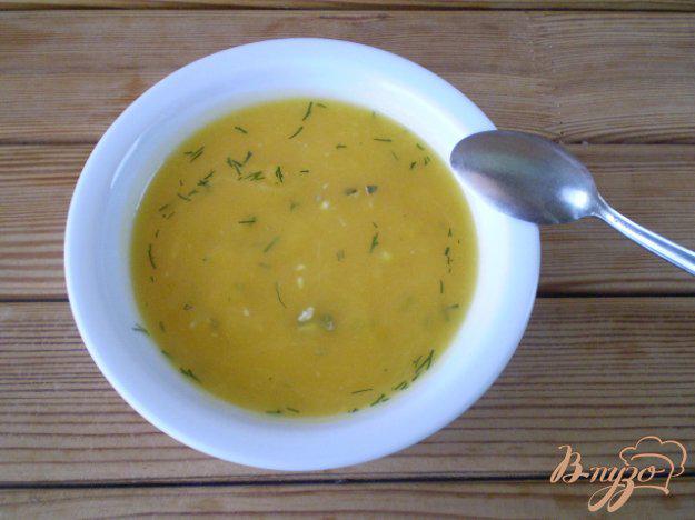 фото рецепта: Тыквенный суп-пюре с укропом
