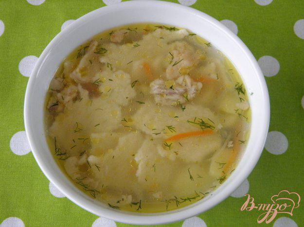 фото рецепта: Суп с галушками на курином бульоне