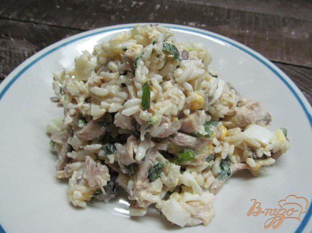 фото рецепта: Салат из риса и курицы