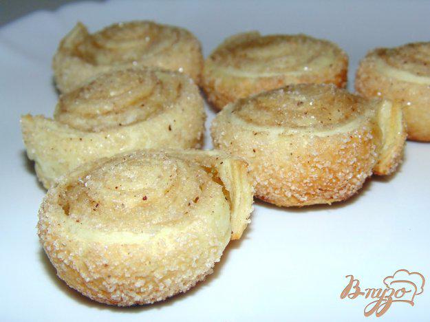 фото рецепта: Печенье Улитка в сахаре с корицей