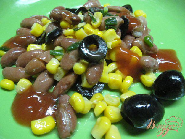 фото рецепта: Салат из кукурузы и фасоли