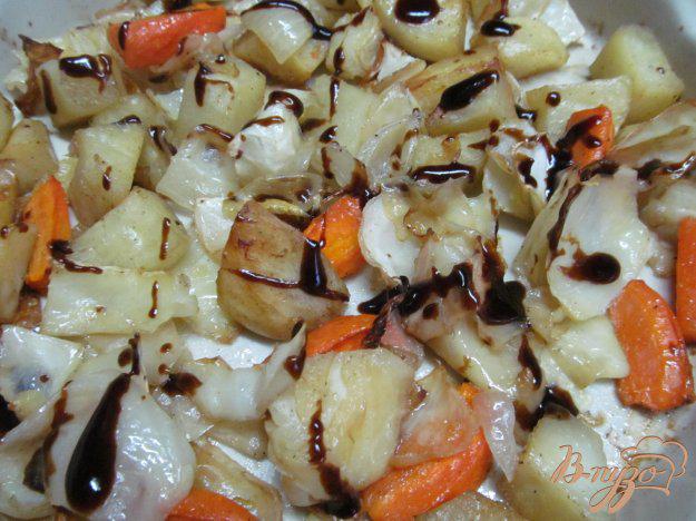 фото рецепта: Запеченные овощи под бальзамическим соусом