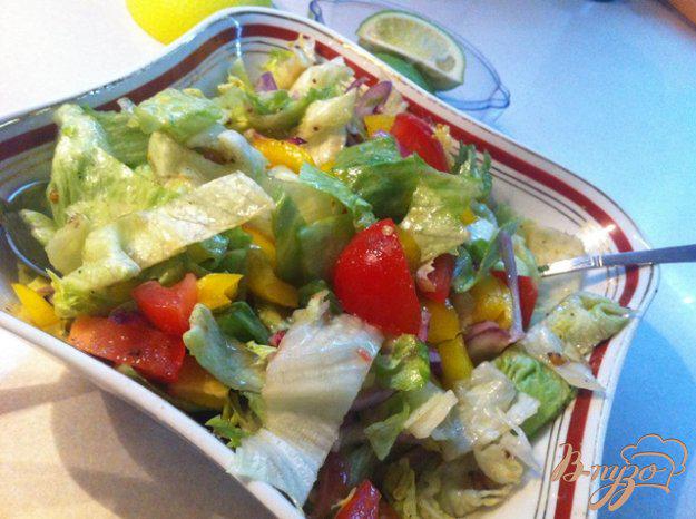 фото рецепта: Овощной салат «Яркий»