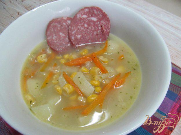 фото рецепта: Чесночно-имбирный суп с овощами
