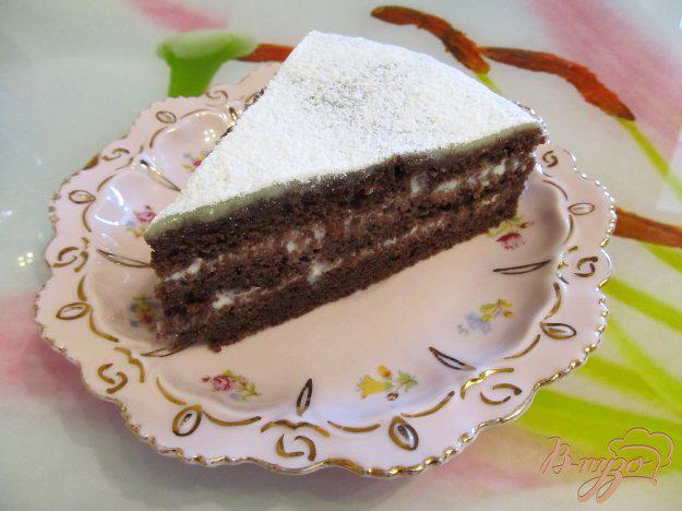 фото рецепта: Шоколадный бисквитный торт