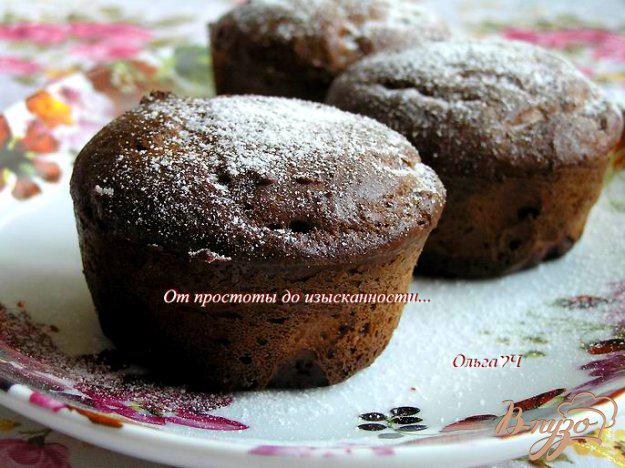 фото рецепта: Шоколадно-творожные кексы