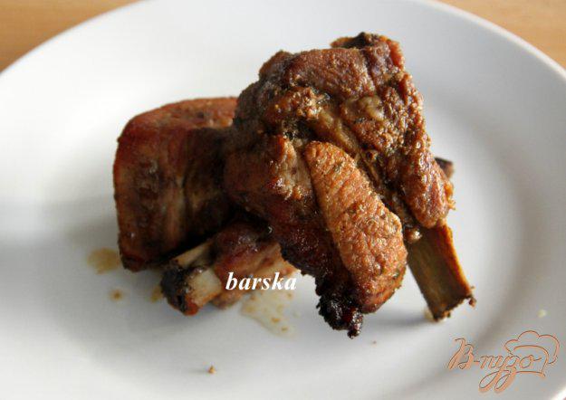 фото рецепта: Запеченые свиные ребрышки «Мужской каприз»