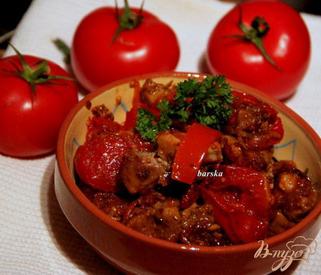 фото рецепта: Мясо с овощами «Кавказ»