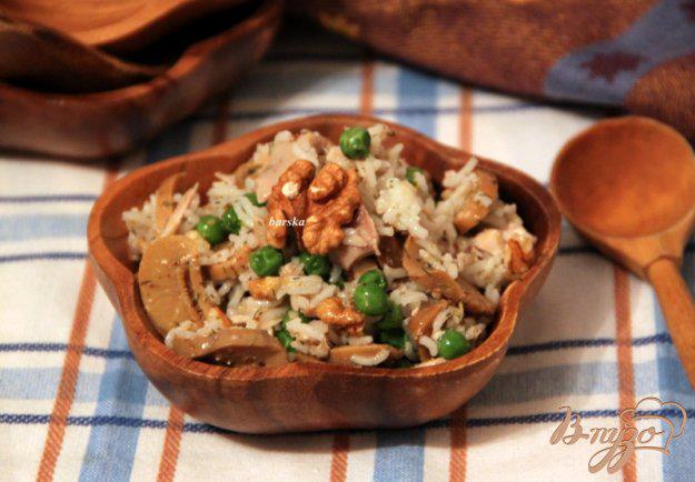 фото рецепта: Салат из курицы и риса «Деревенский»