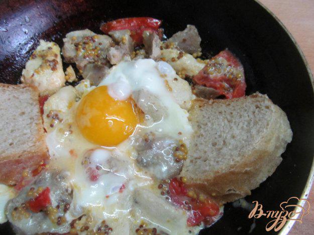 фото рецепта: Завтрак из мяса и помидора
