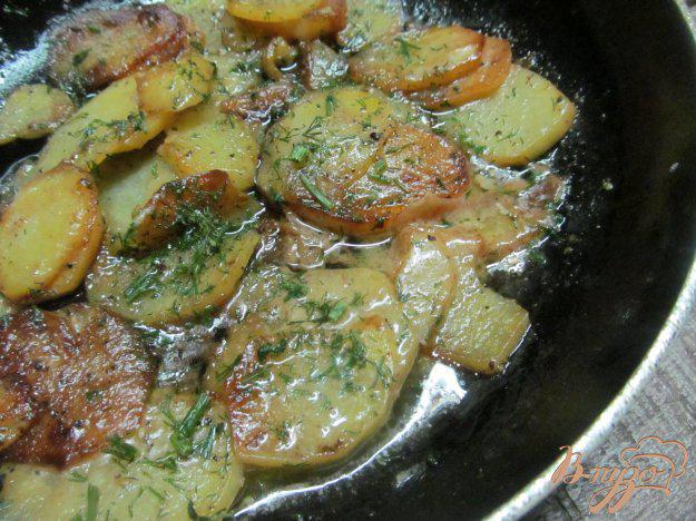 фото рецепта: Картофель со сливками и укропом