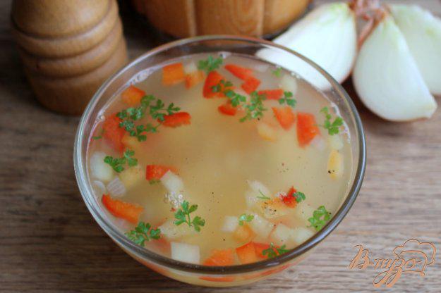 фото рецепта: Мясной суп с гороховыми хлопьями