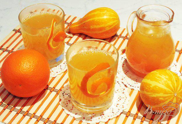 фото рецепта: Компот из тыквы и апельсина