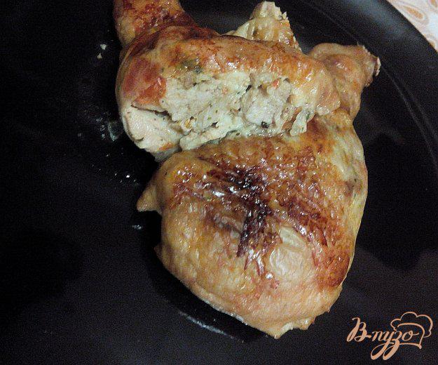 фото рецепта: Фаршированные куриные окорочка