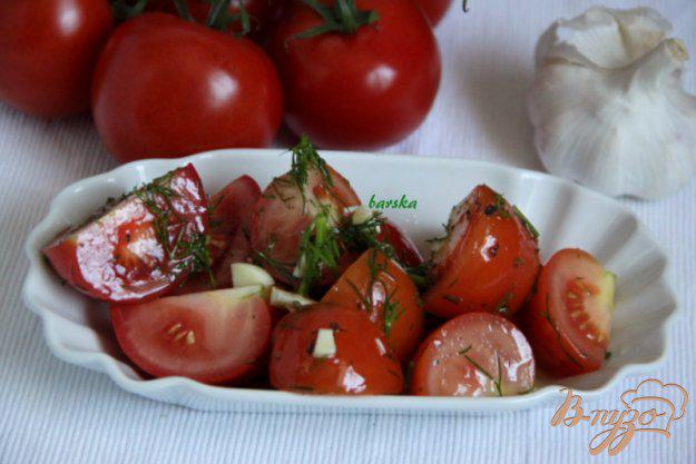 фото рецепта: Маринованные помидорки (холодный способ)
