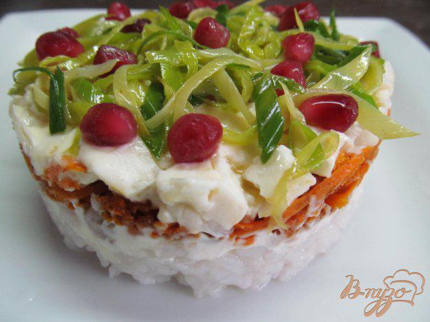 фото рецепта: Салат из риса с мясом и брынзой