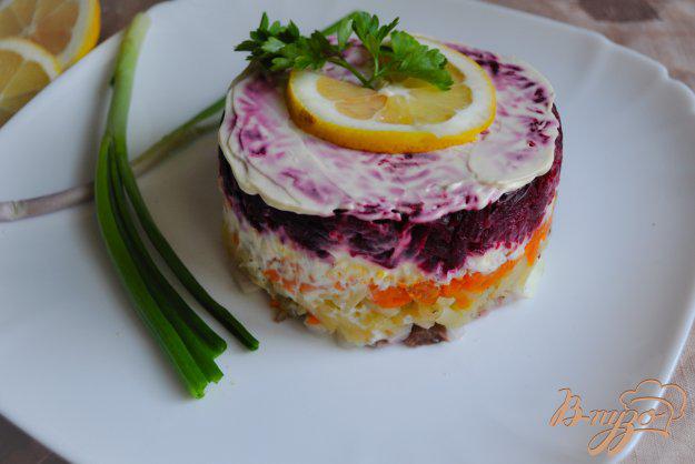 фото рецепта: Салат  «Шуба» с яйцом