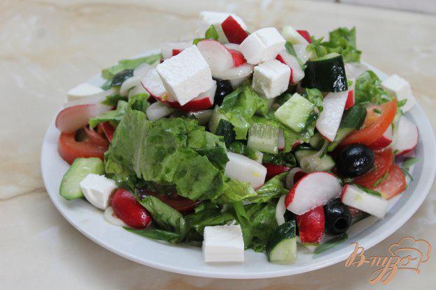 фото рецепта: Овощной салат с фетой